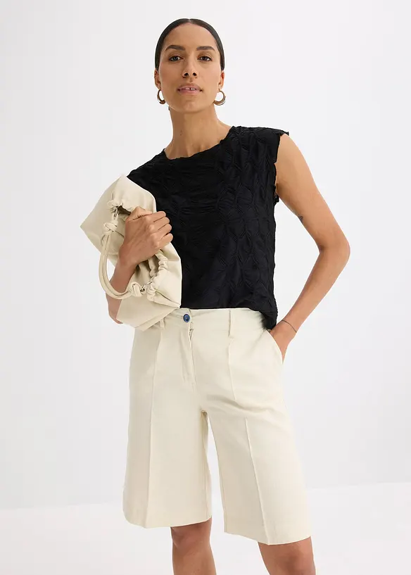 Bermuda à pinces, bonprix