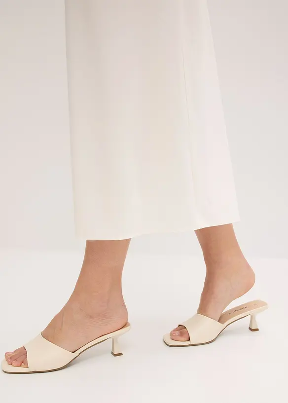 Jupe midi en satin, bonprix