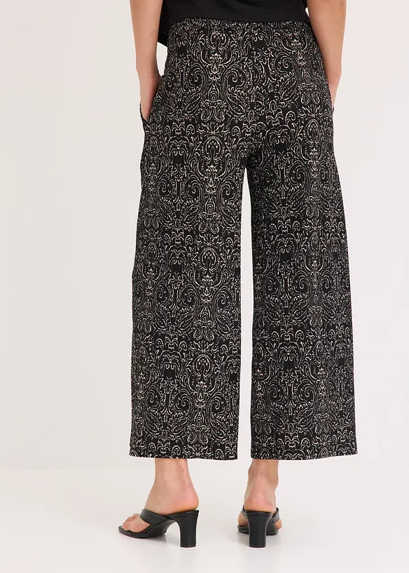 Jupe-culotte en jersey crêpe, bonprix