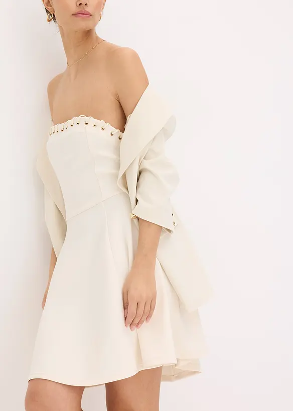 Robe avec détail chaîne, bonprix