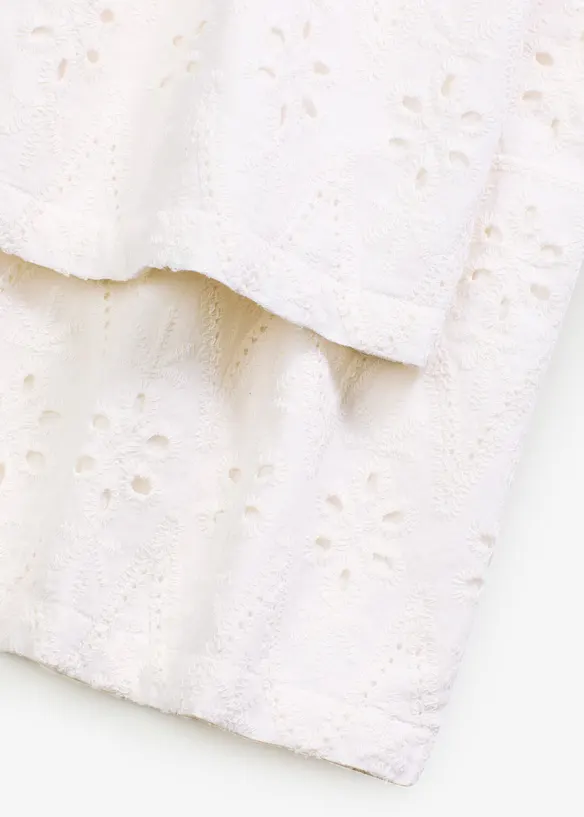 Jupe-culotte en broderie anglaise, bonprix