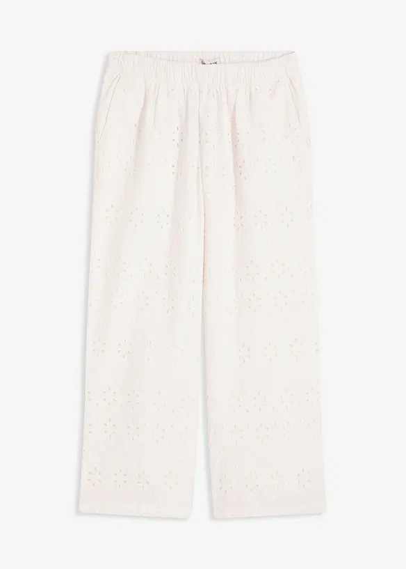 Jupe-culotte en broderie anglaise, bonprix