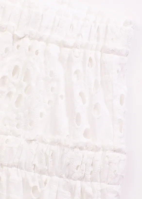 Mini-jupe en broderie anglaise, bonprix