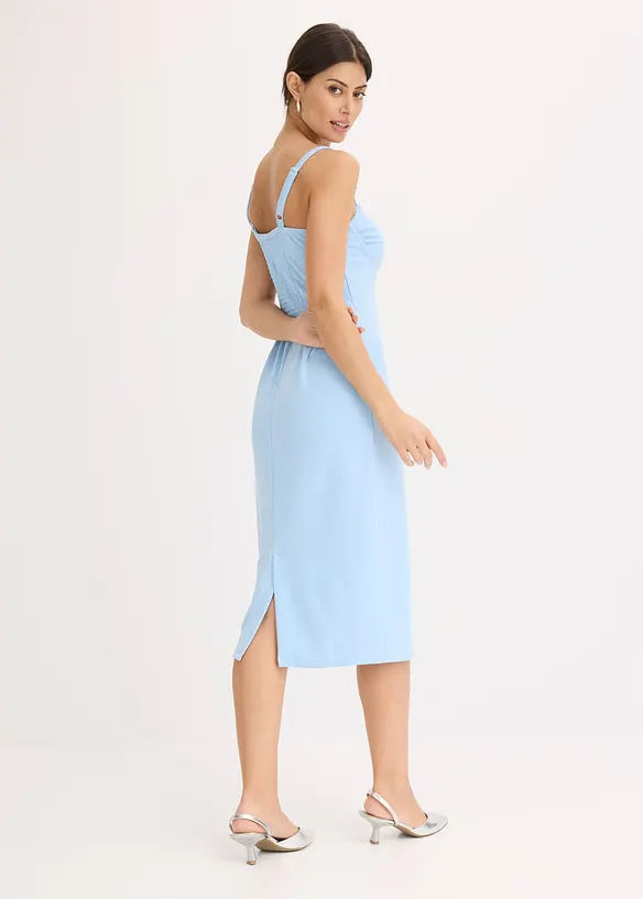 Robe midi ajustée, bonprix