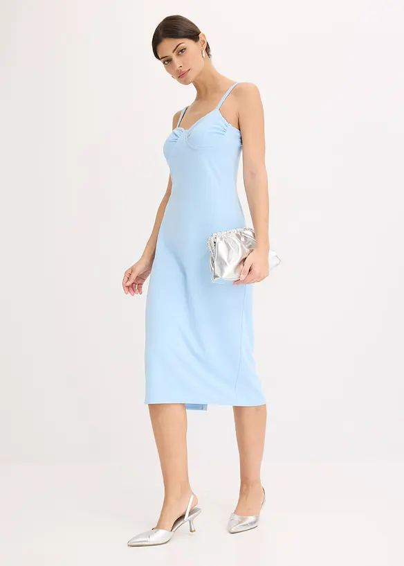 Robe midi ajustée, bonprix