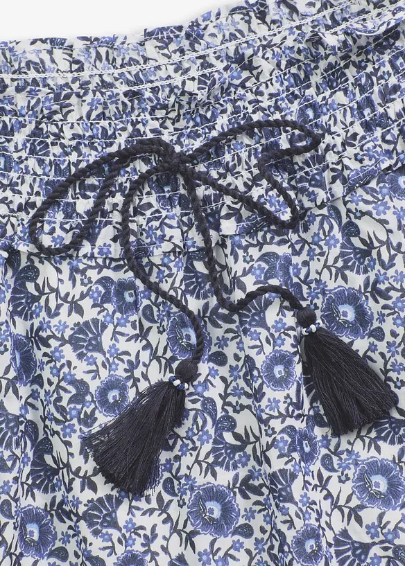 Mini-jupe bohème en coton léger, bonprix