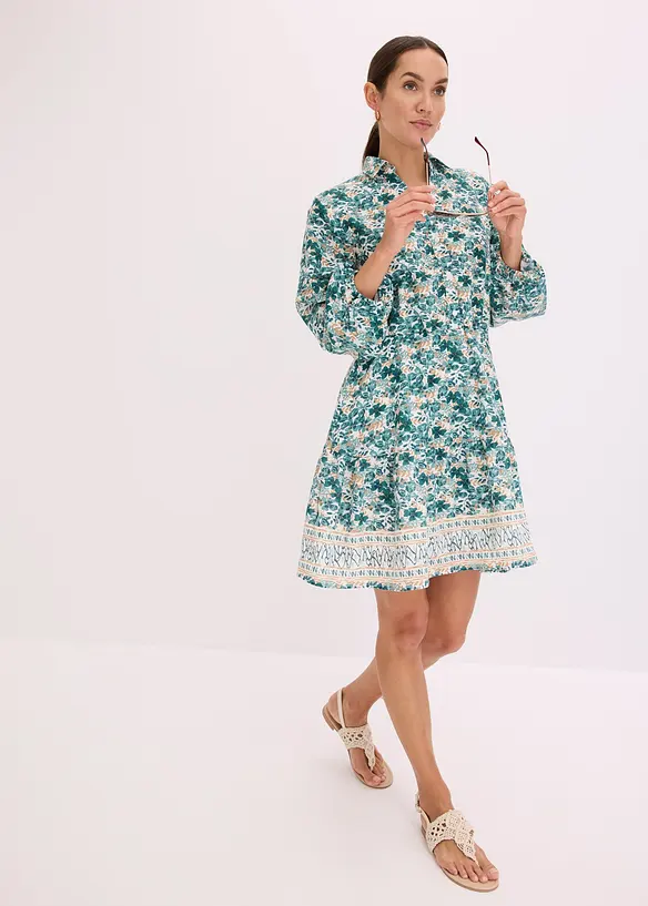 Robe effet lin, bonprix