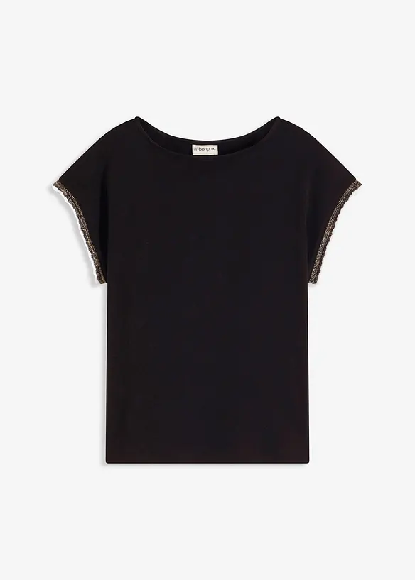 T-shirt à bordure contrastante, bonprix