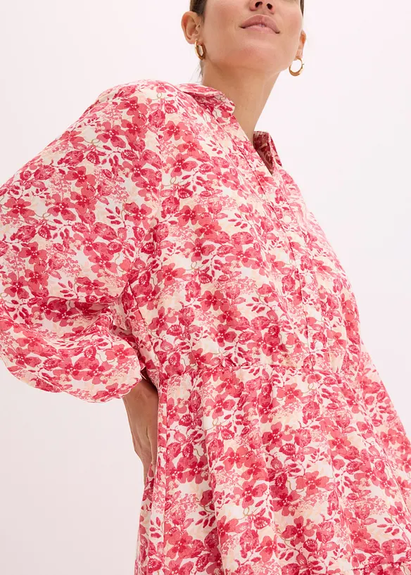 Robe effet lin, bonprix