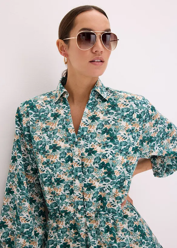 Robe effet lin, bonprix