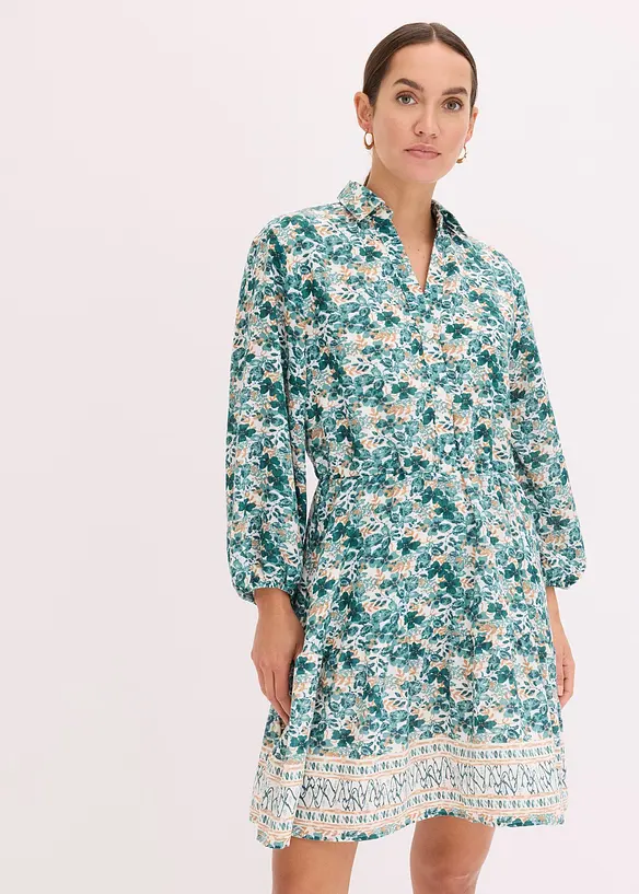 Robe effet lin, bonprix