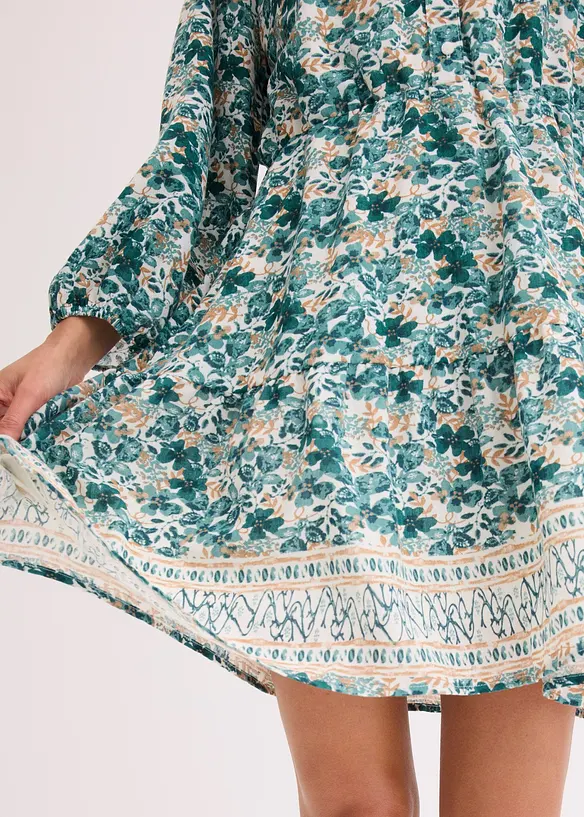 Robe effet lin, bonprix