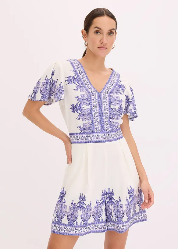 Combishort avec du lin, bonprix