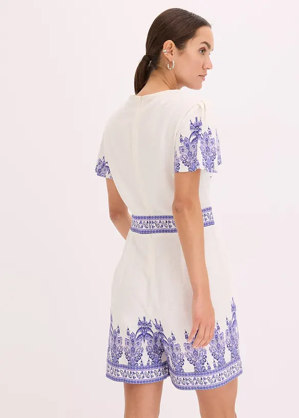 Combishort avec du lin, bonprix