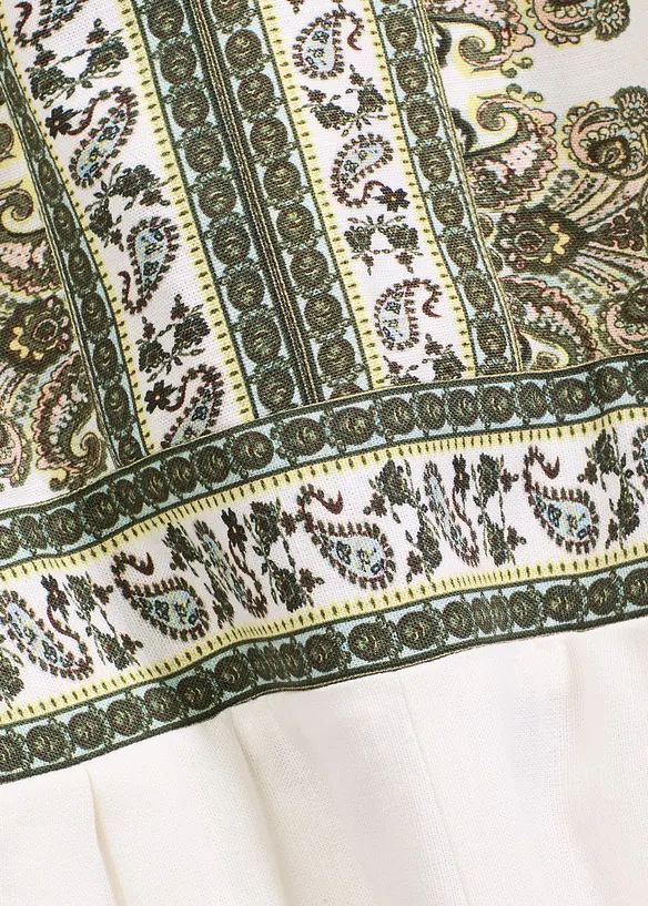 Combishort avec du lin, bonprix