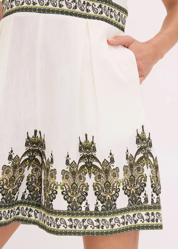 Combishort avec du lin, bonprix