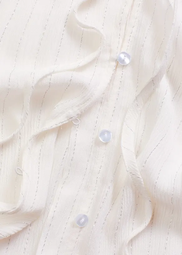 Chemisier à rayures métallisées, bonprix