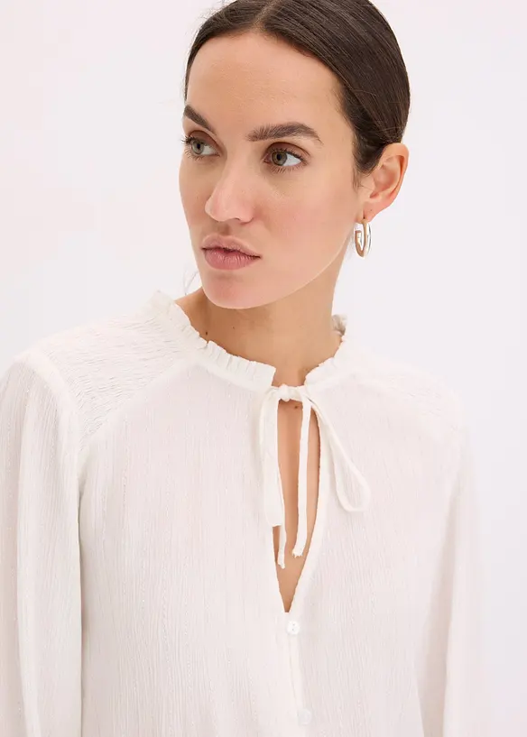 Chemisier à rayures métallisées, bonprix