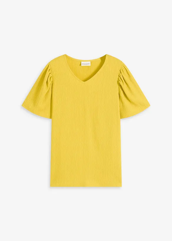 T-shirt en cr&ecirc;pe textur&eacute;, bonprix