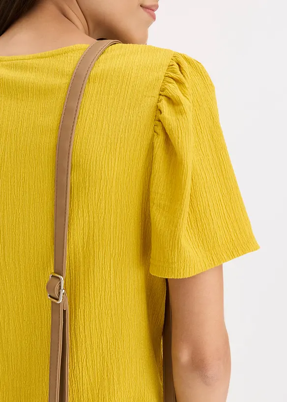 T-shirt en cr&ecirc;pe textur&eacute;, bonprix