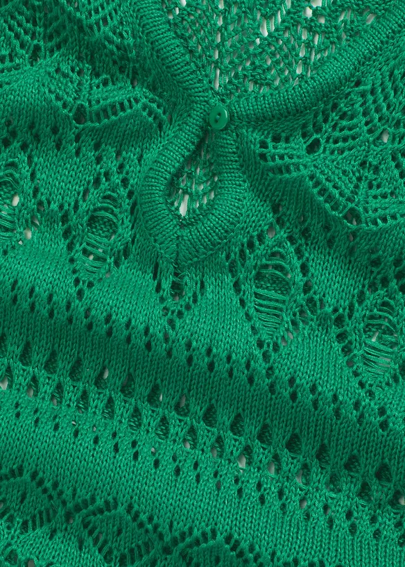 Robe longue aspect crochet, bonprix