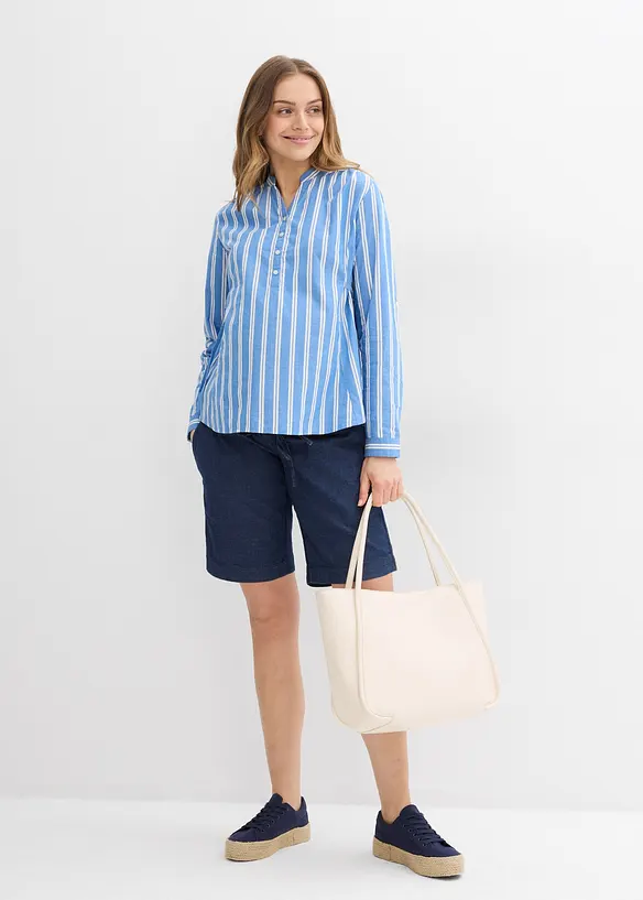 Short de grossesse léger en denim extensible, bonprix