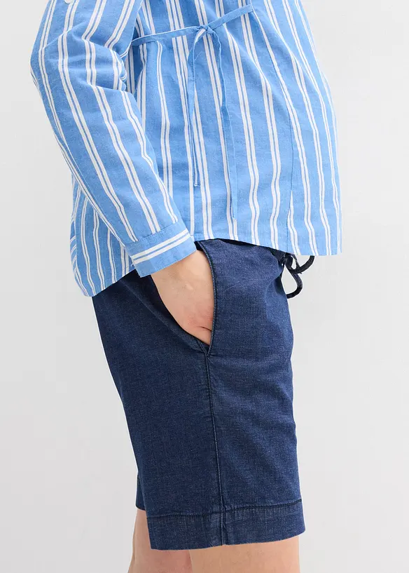 Short de grossesse léger en denim extensible, bonprix