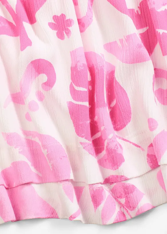 Jupe longue en viscose texturée, bonprix