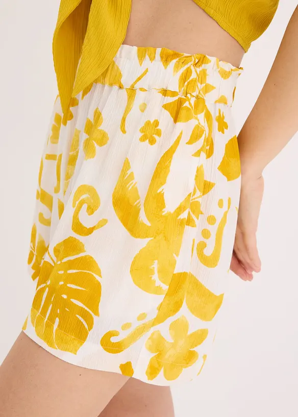 Short en viscose texturée, bonprix