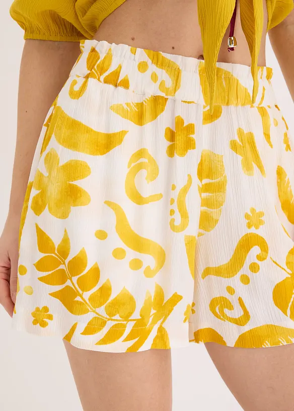 Short en viscose texturée, bonprix