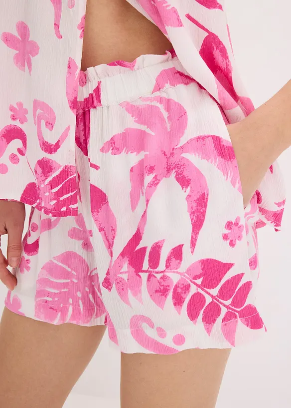 Short en viscose texturée, bonprix