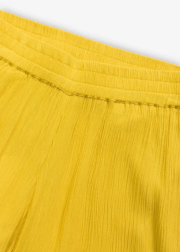 Pantalon taille &eacute;lastiqu&eacute;e en viscose fluide, bonprix