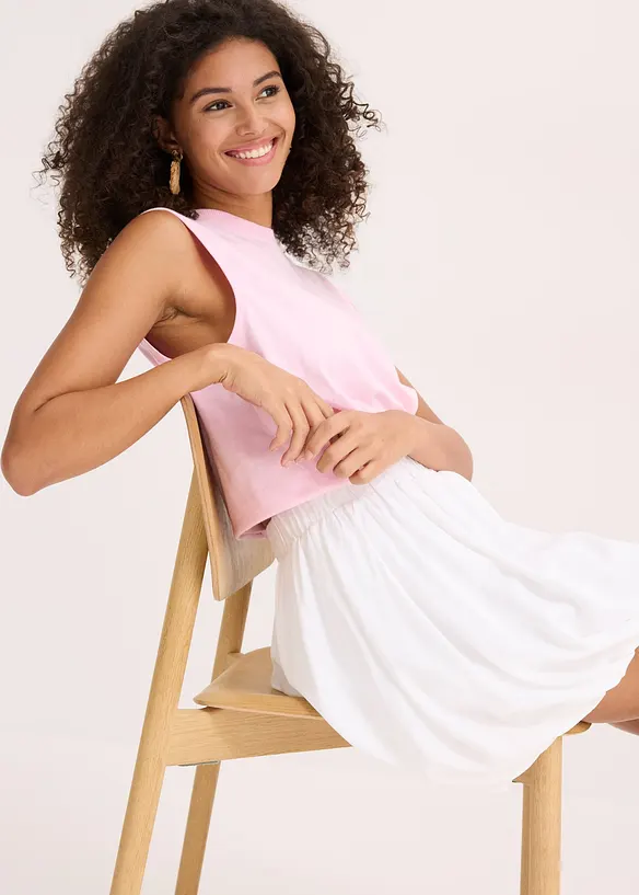 Jupe boule en viscose, bonprix