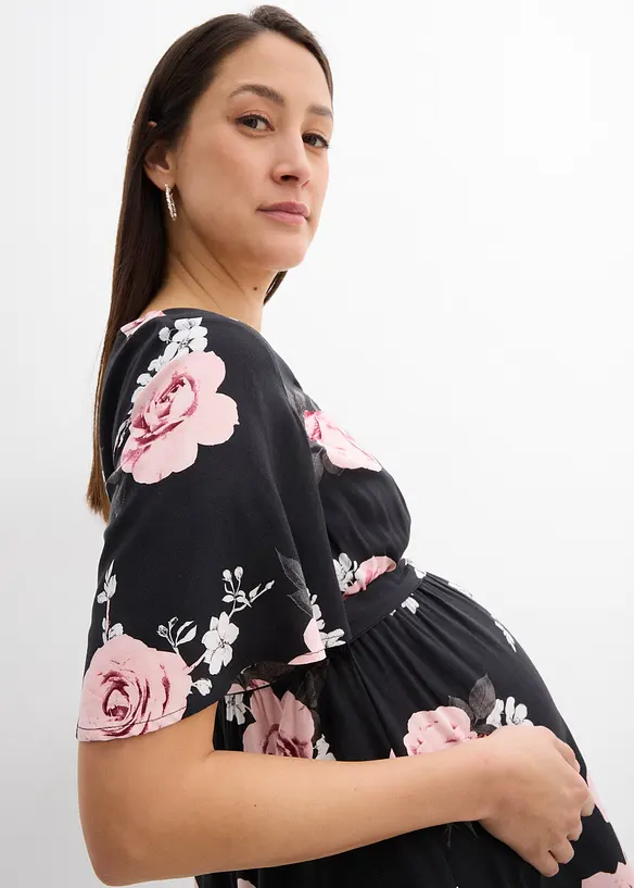 Robe de grossesse et d’allaitement en viscose tissée, bonprix