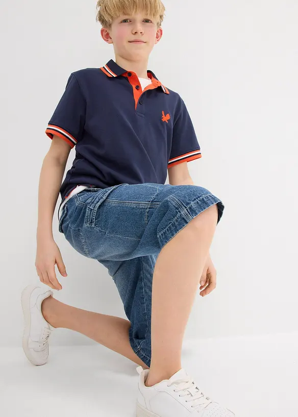 Bermuda ample en jean 100% coton, bonprix