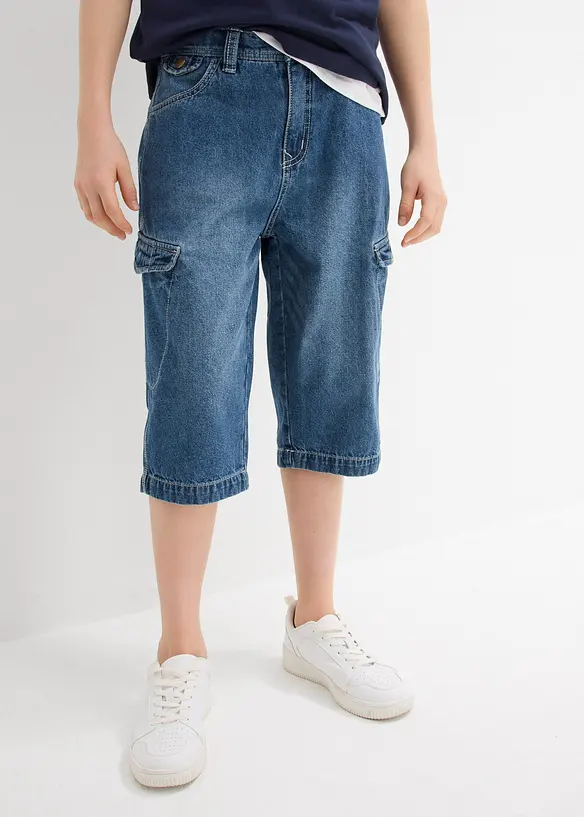Bermuda ample en jean 100% coton, bonprix