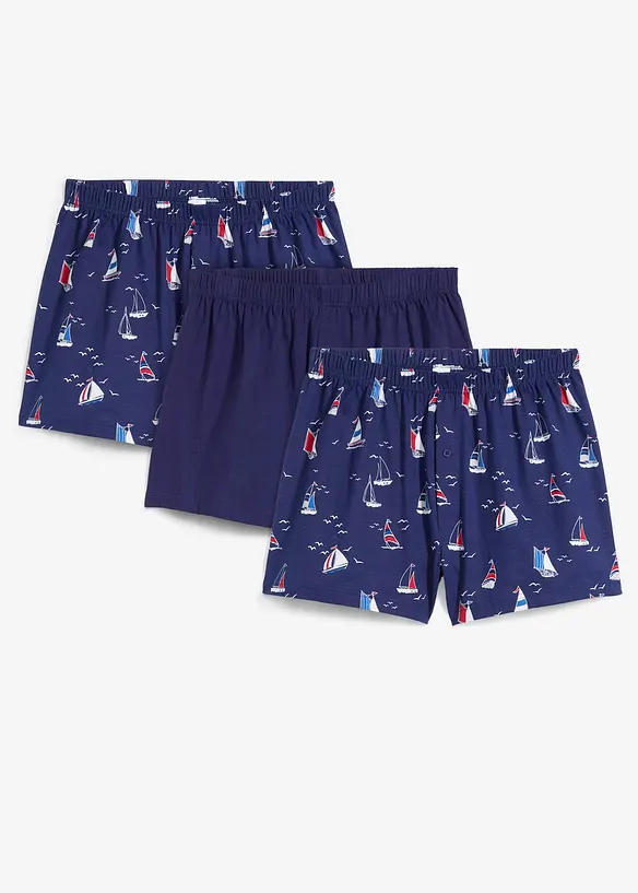 Lot de 3 caleçons en jersey, bonprix