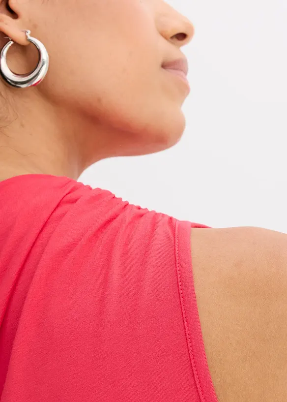 T-shirt à encolure asymétrique, bonprix