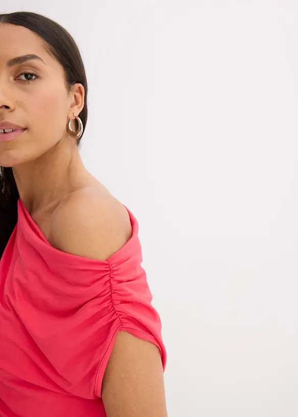 T-shirt à encolure asymétrique, bonprix