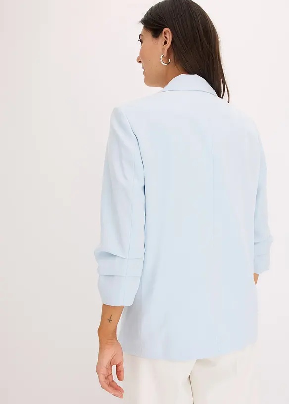 Blazer manches 3/4 ample en viscose, bonprix