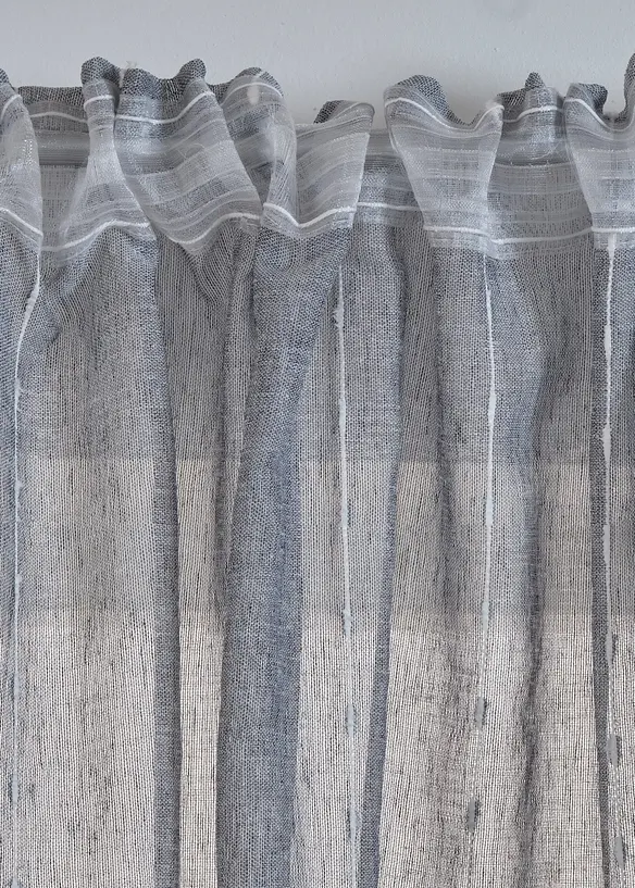 Rideau à rayures tissées (1 pce), bonprix