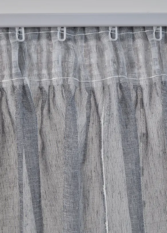 Rideau à rayures tissées (1 pce), bonprix