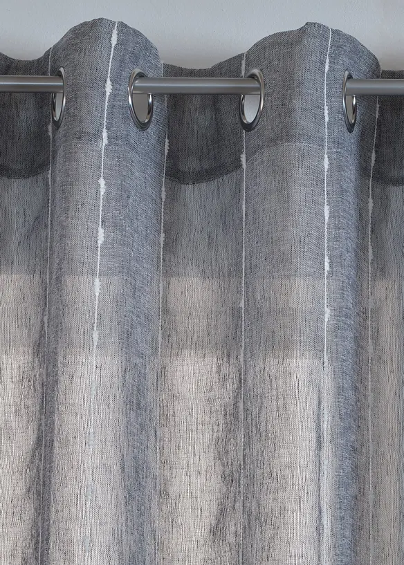 Rideau à rayures tissées (1 pce), bonprix