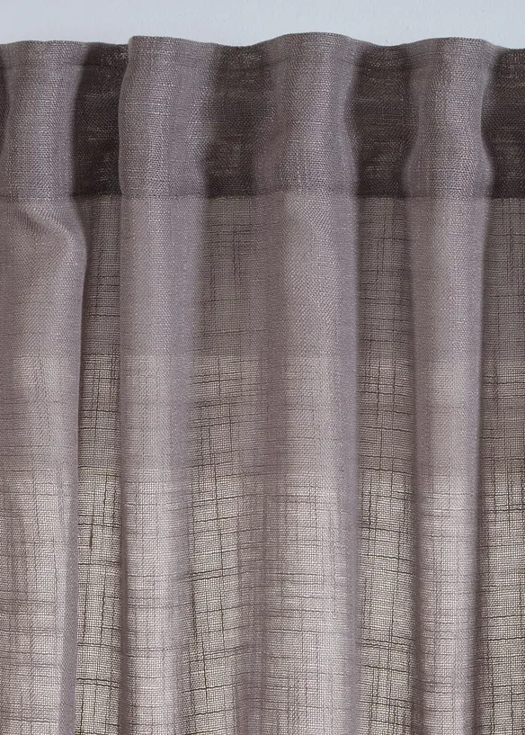 Rideau aspect lin normal et extra large (1 pce), bonprix