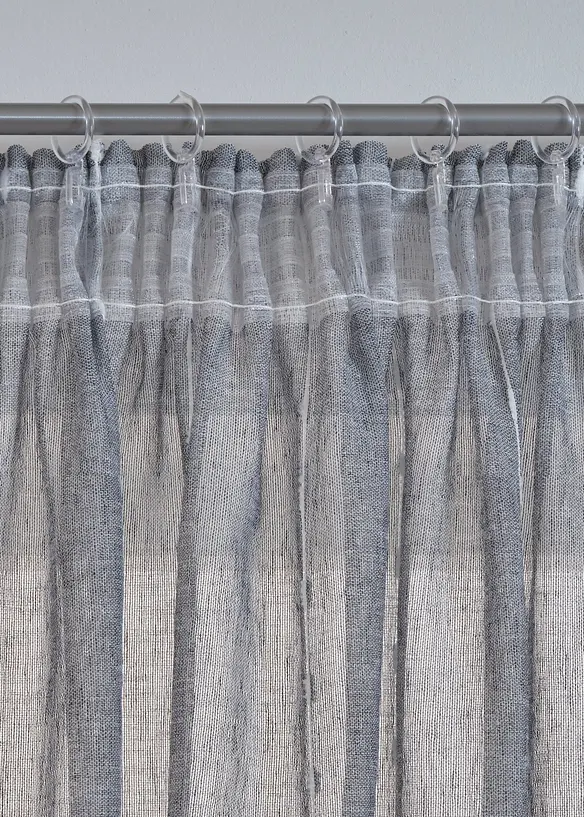 Rideau à rayures tissées (1 pce), bonprix