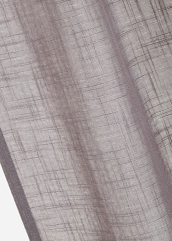 Rideau aspect lin normal et extra large (1 pce), bonprix