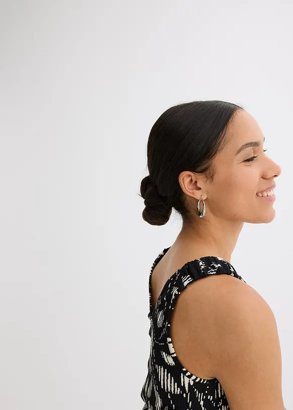 Top imprimé en jersey texturé, bonprix