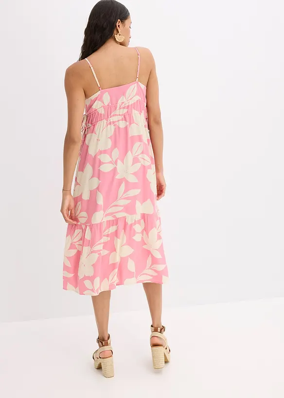 Robe à fines bretelles en viscose fluide, bonprix