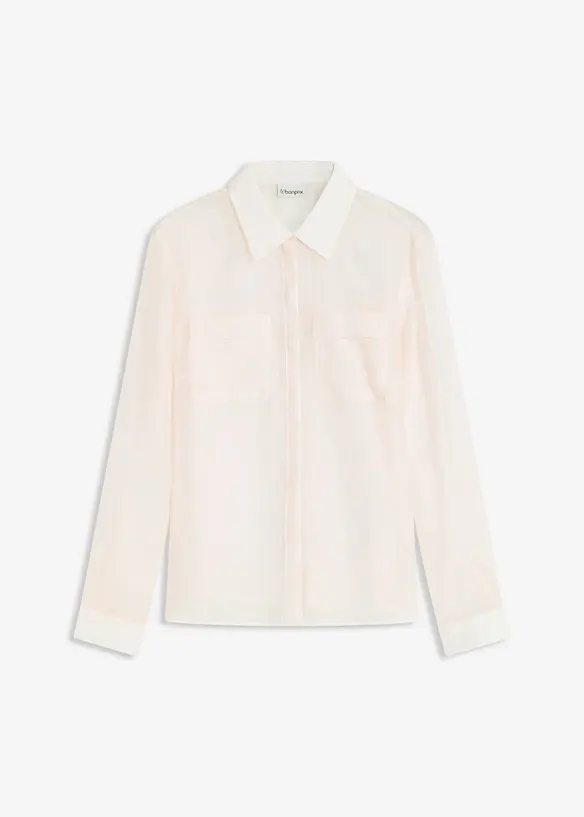 Chemisier transparent et texturé, bonprix