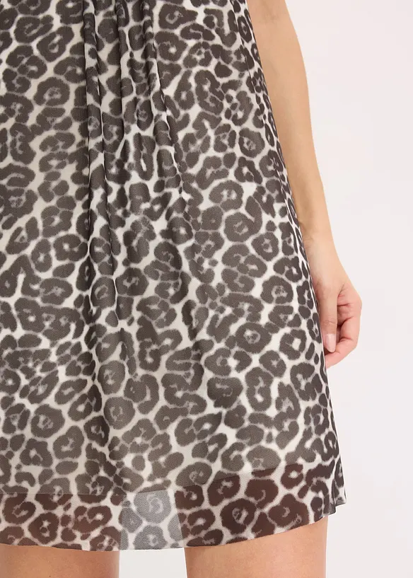 Robe courte en mesh, bonprix